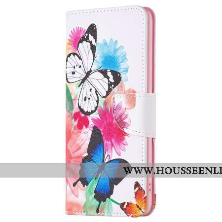 Housse Oppo A58 / A98 5G Deux Papillons