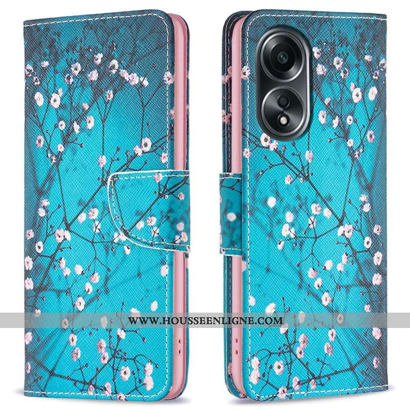 Housse Oppo A58 / A98 5G Fleurs de Prunier