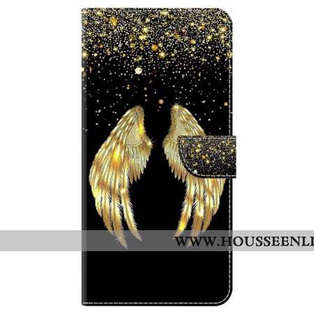 Housse Oppo A98 5G Ailes d'Or