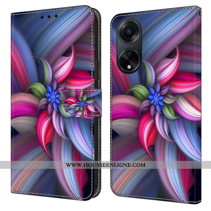 Housse Oppo A98 5G Fleurs Colorées