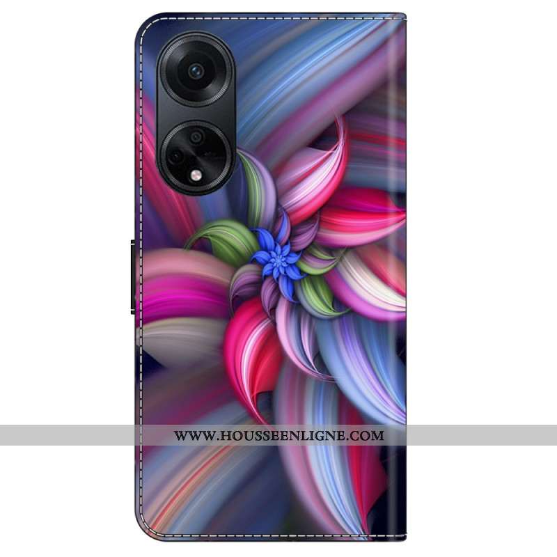 Housse Oppo A98 5G Fleurs Colorées