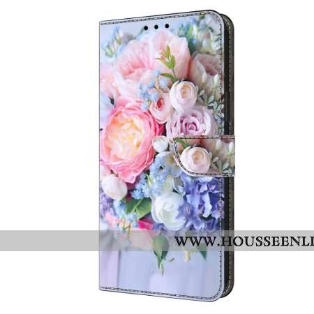 Housse Oppo A98 5G Fleurs Colorées