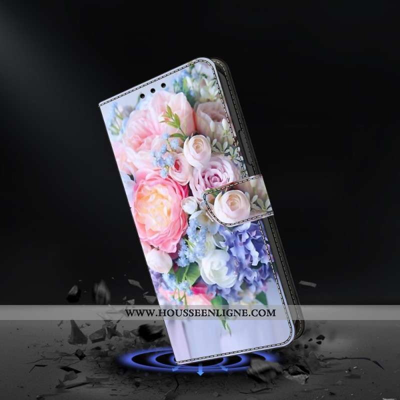 Housse Oppo A98 5G Fleurs Colorées