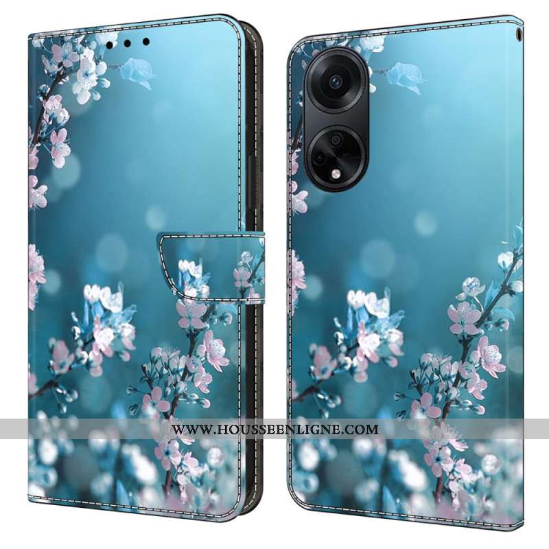 Housse Oppo A98 5G Fleurs de Prunier