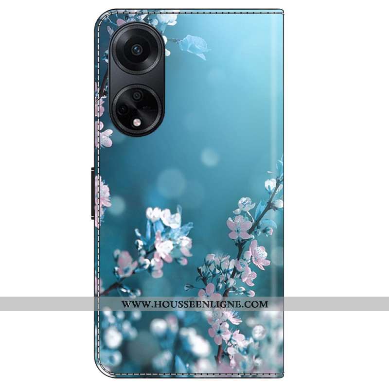 Housse Oppo A98 5G Fleurs de Prunier