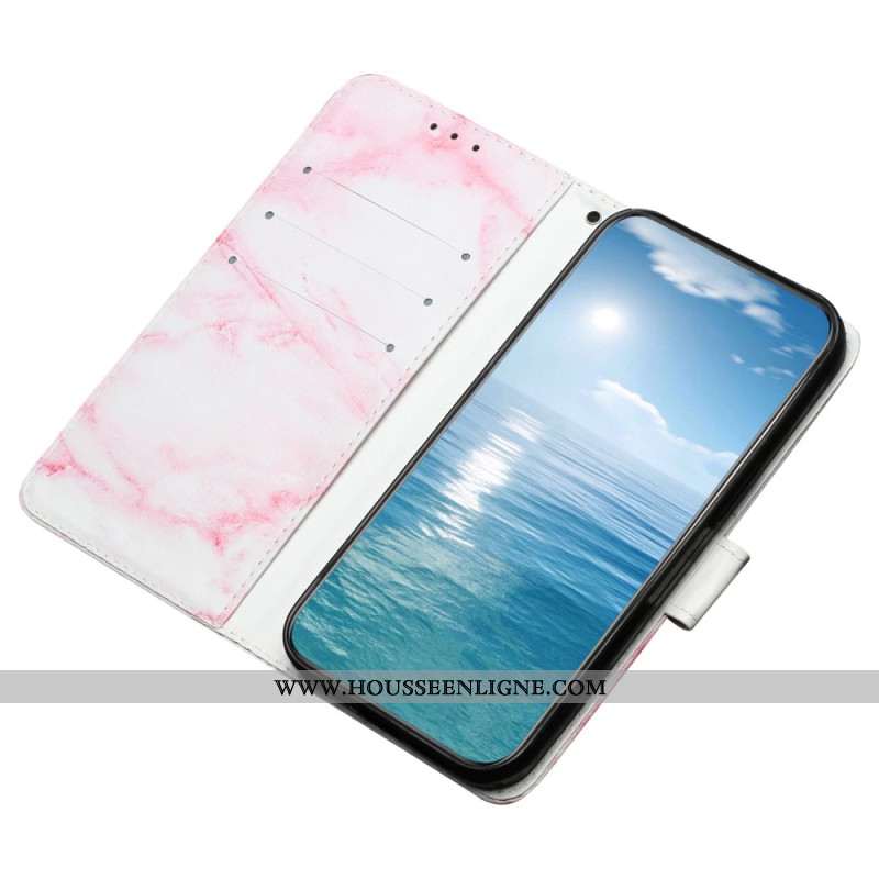 Housse Oppo A98 5G Marbre Rose