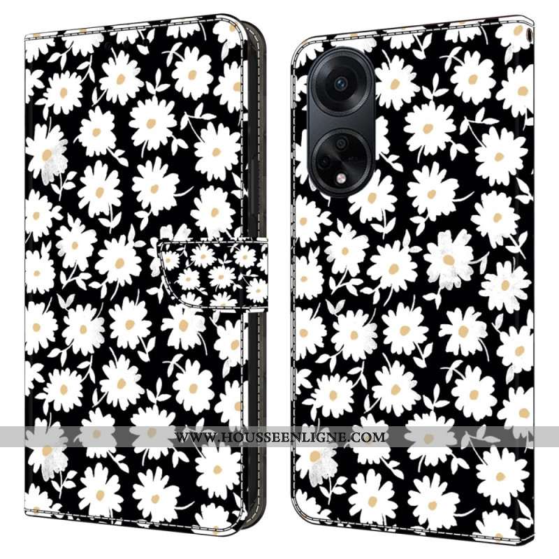 Housse Oppo A98 5G Marguerites