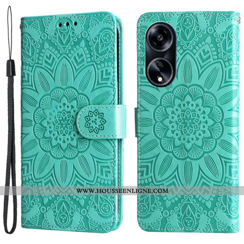 Housse Oppo A98 5G Motif Tournesol