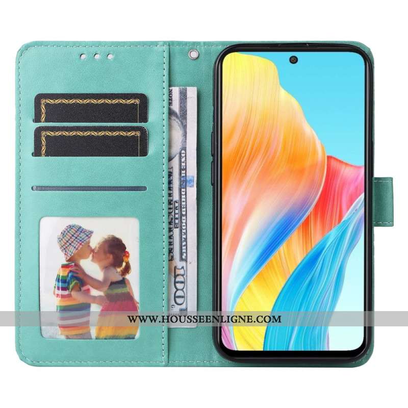 Housse Oppo A98 5G Motif Tournesol