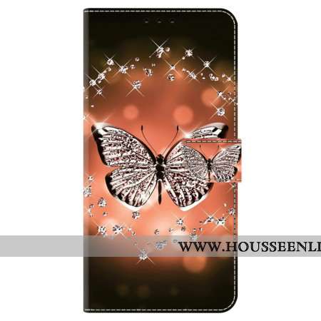 Housse Oppo A98 5G Papillons de Cristal