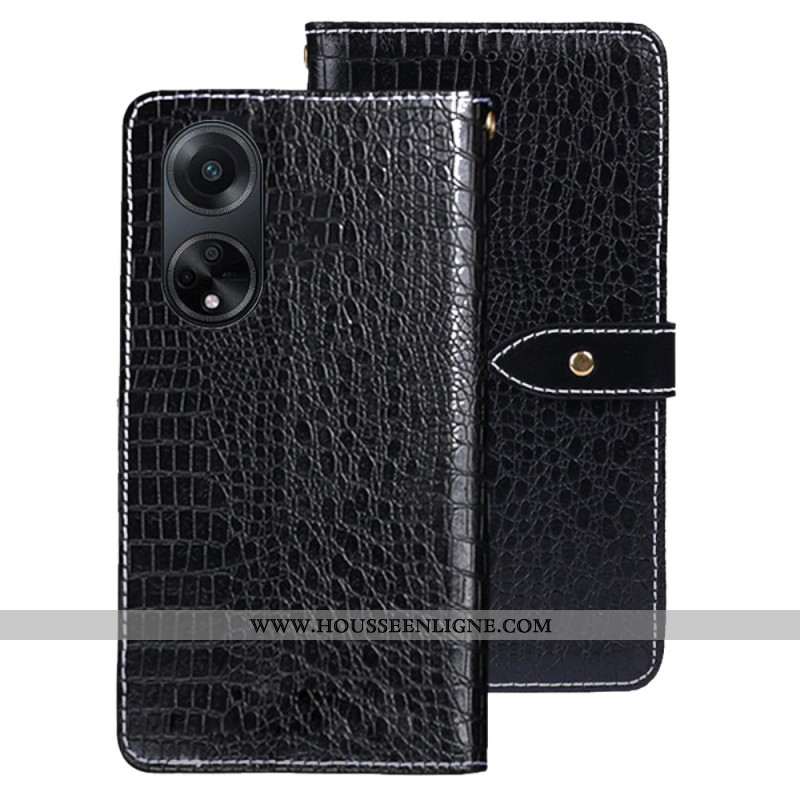 Housse Oppo A98 Crocodile IDEWEI