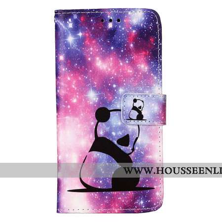 Housse Oppo Reno 11 5G Bébé Panda à Lanière