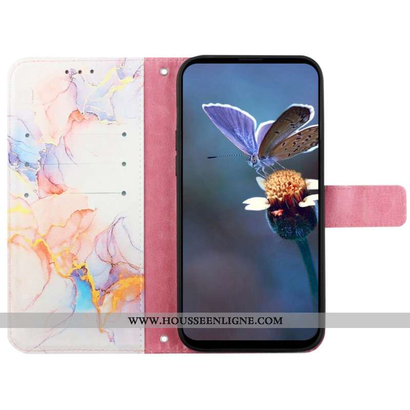 Housse Oppo Reno 11 5G Marbre à Bandoulière