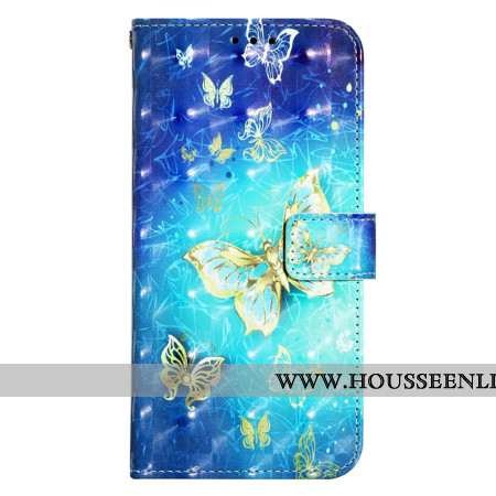 Housse Oppo Reno 11 5G Papillons dorés