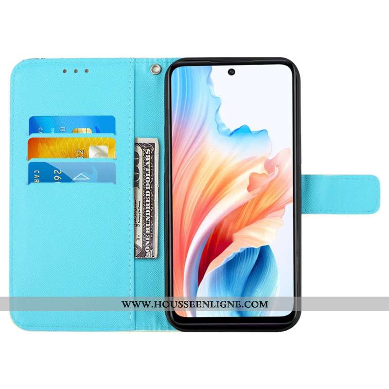 Housse Oppo Reno 11 5G Papillons dorés