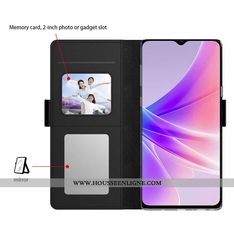 Housse Oppo Reno 11 5G Porte-Cartes Frontal