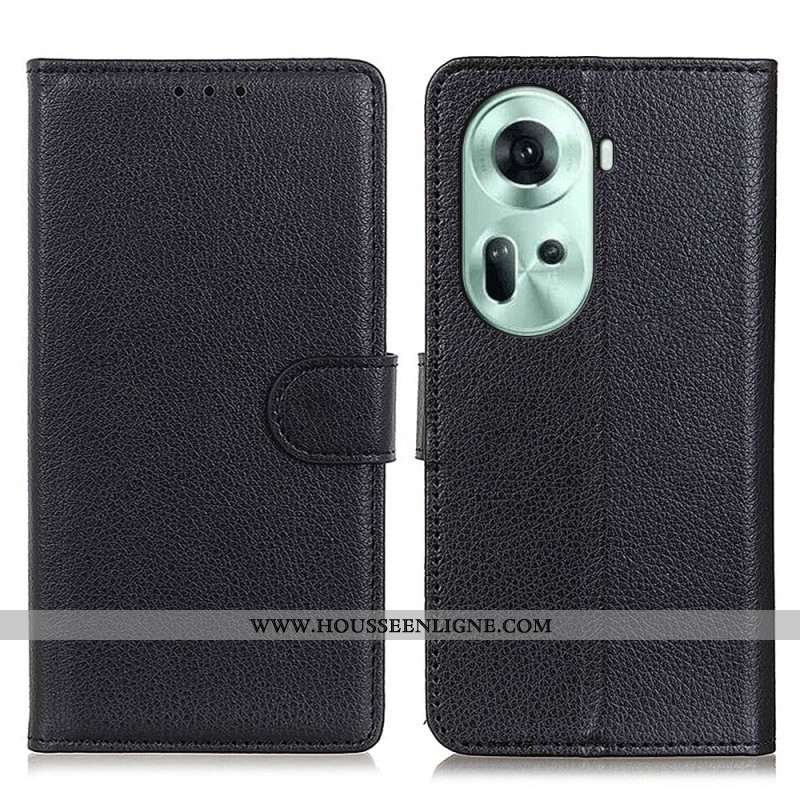 Housse Oppo Reno 11 5G Simili Cuir Traditionnel