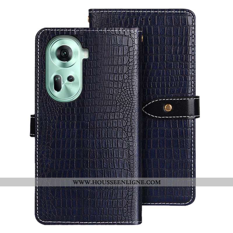 Housse Oppo Reno 11 5G Style Crocodile IDEWEI