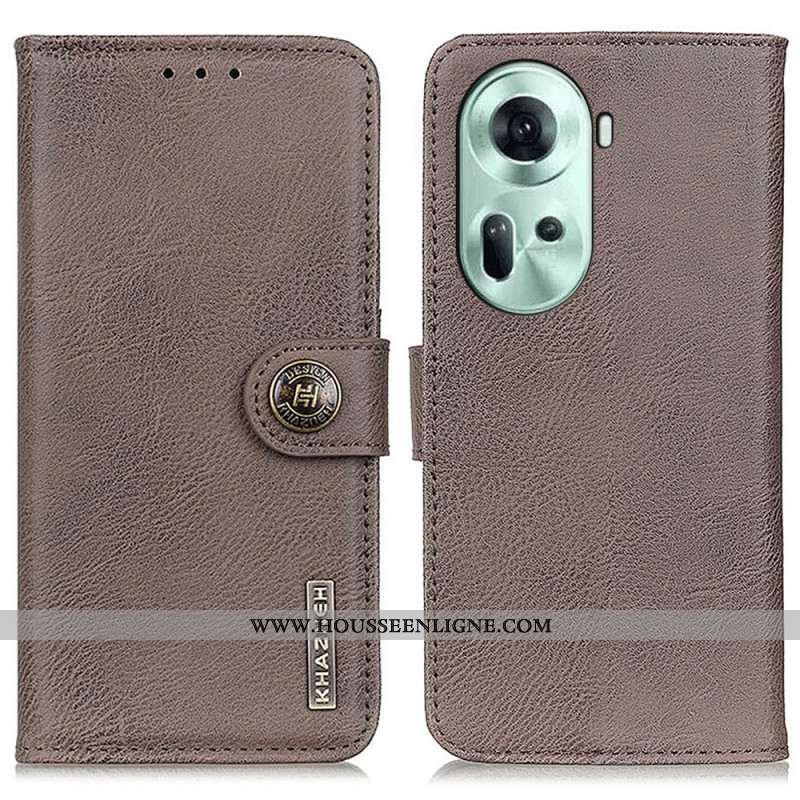 Housse Oppo Reno 11 5G Style Cuir KHAZNEH