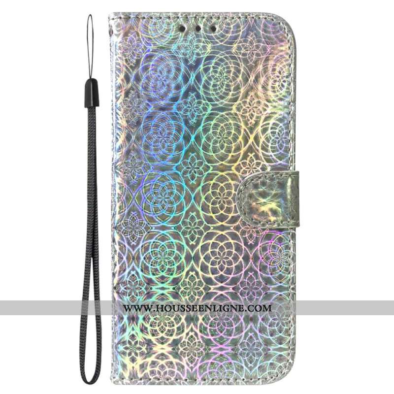 Housse Oppo Reno 11 5G Style Disco à Lanière