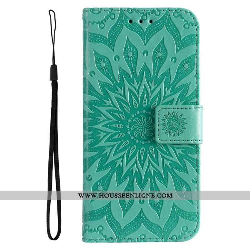 Housse Oppo Reno 11 Pro 5G Motif Mandala à Lanière