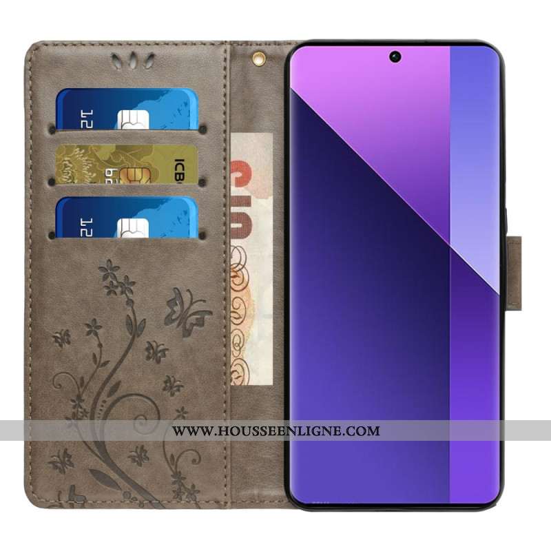 Housse Oppo Reno 11 Pro 5G Motif Papillons à Lanière