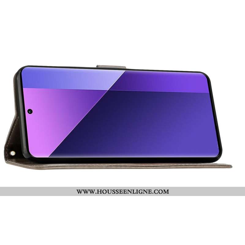 Housse Oppo Reno 11 Pro 5G Motif Papillons à Lanière