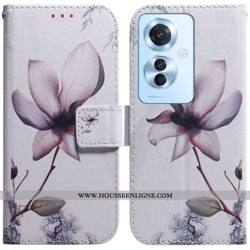 Housse Oppo Reno 11F 5G Fleur