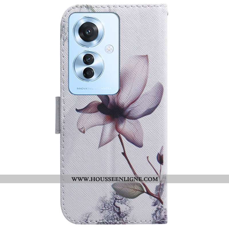 Housse Oppo Reno 11F 5G Fleur