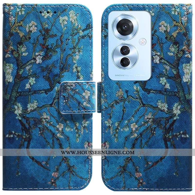 Housse Oppo Reno 11F 5G Fleurs d'abricot