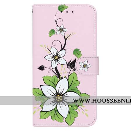 Housse Oppo Reno 11F 5G Lily à Lanière