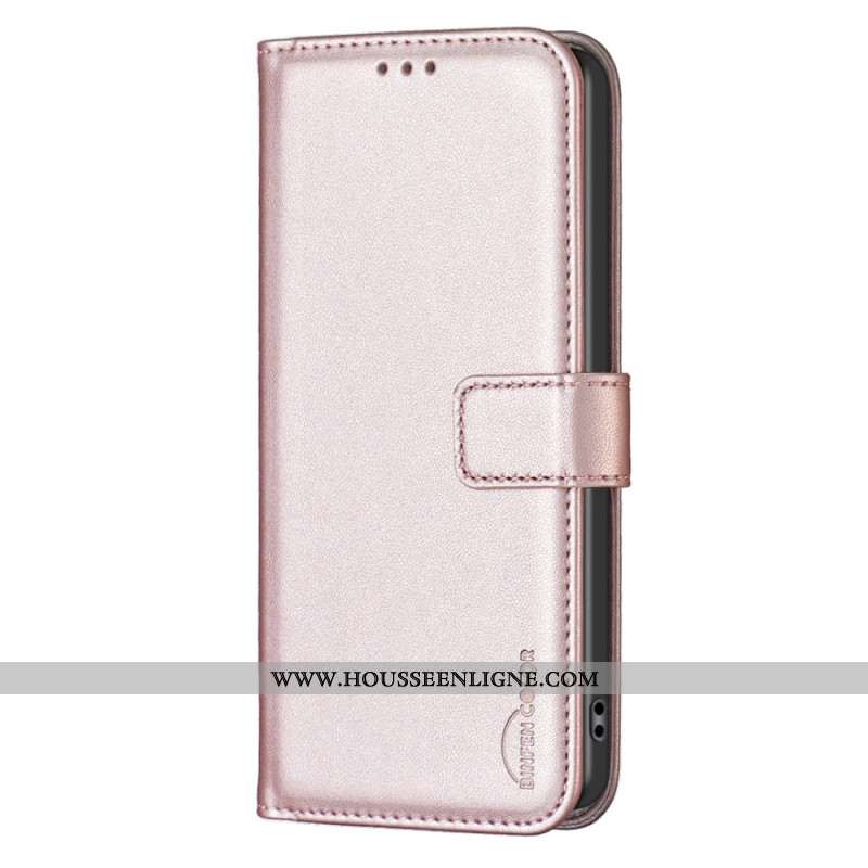 Housse Oppo Reno 11F 5G Simili Cuir BINFEN COLOR