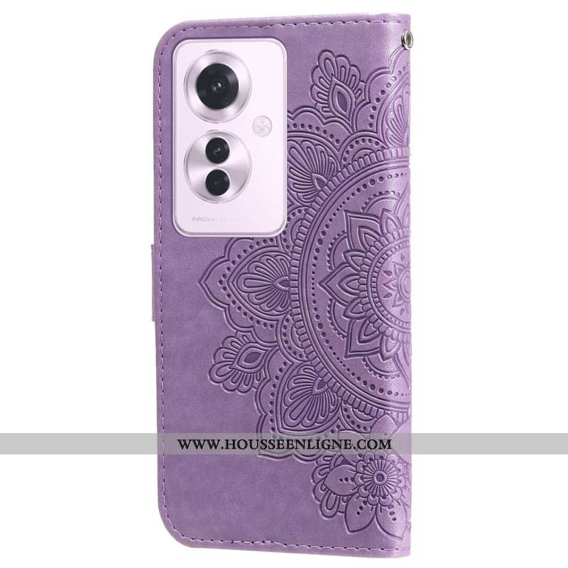 Housse Oppo Reno 11F 5G aMotif Floral Imprimé