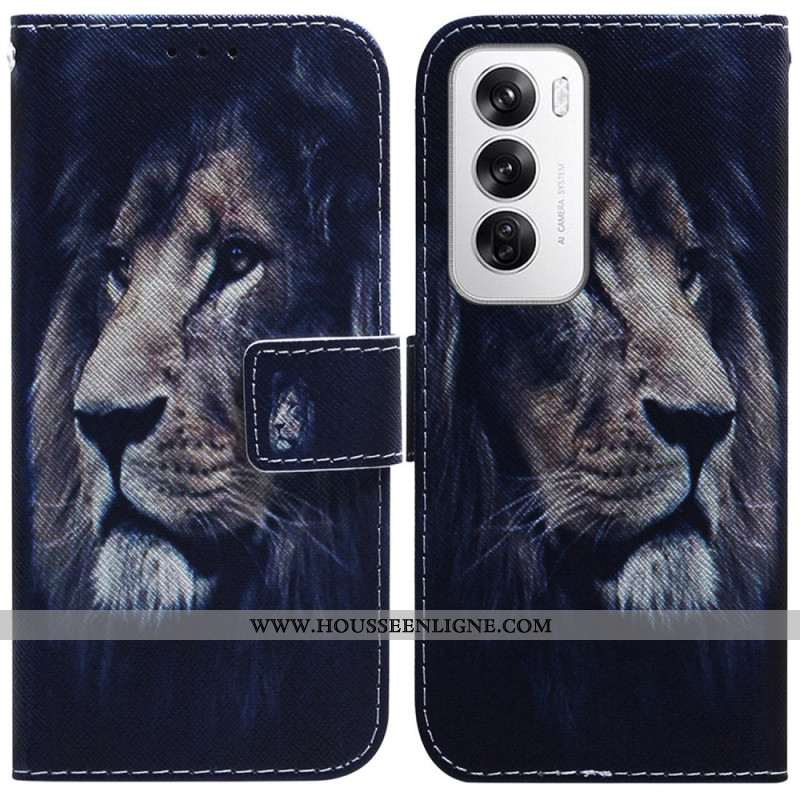 Housse Oppo Reno 12 5G Dreaming Lion