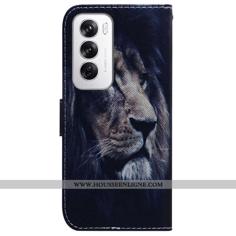 Housse Oppo Reno 12 5G Dreaming Lion