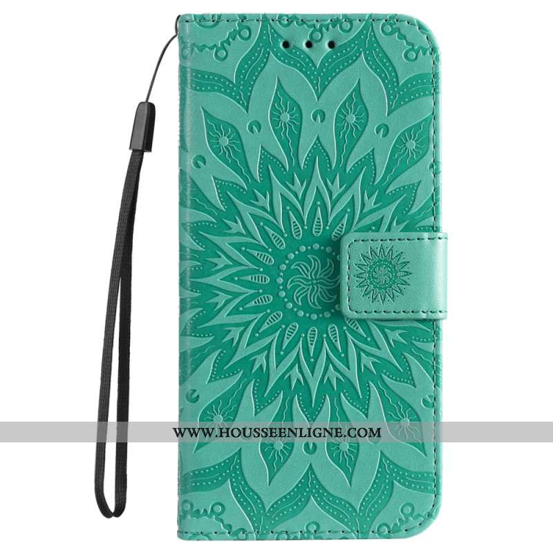 Housse Oppo Reno 12 5G Mandala à Lanière