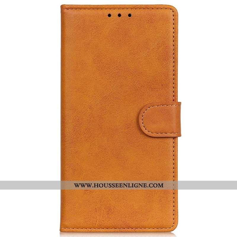 Housse Oppo Reno 12 5G Simili Cuir Mat