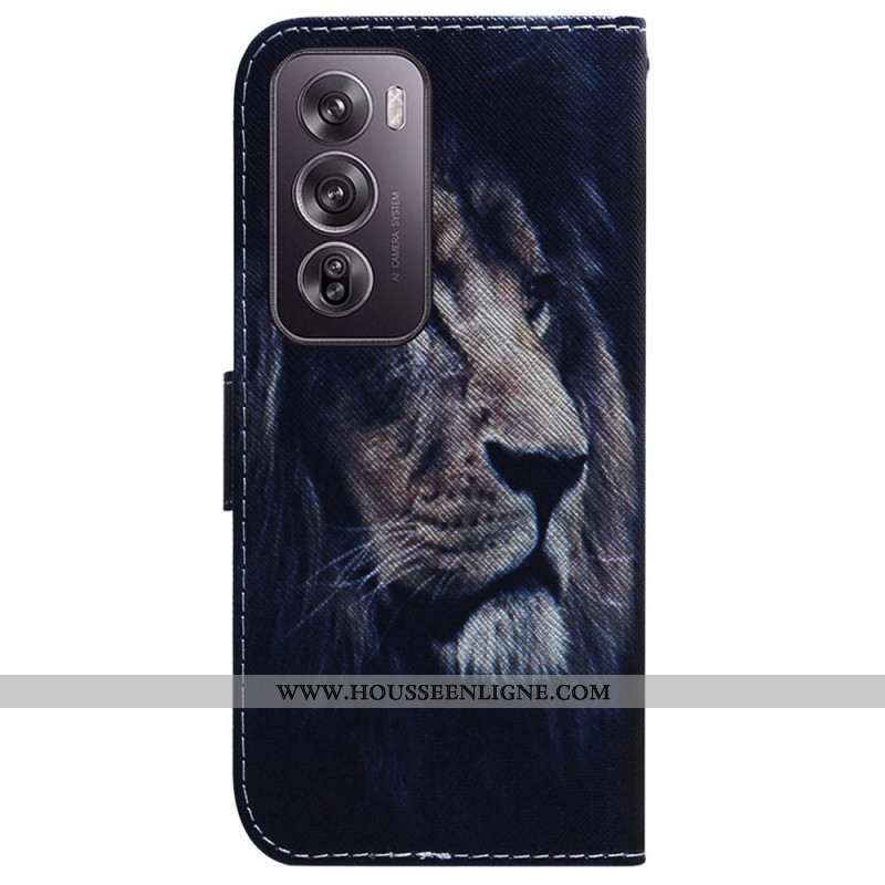 Housse Oppo Reno 12 Pro 5G Dreaming Lion