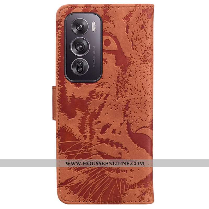 Housse Oppo Reno 12 Pro 5G Empreinte Tigre