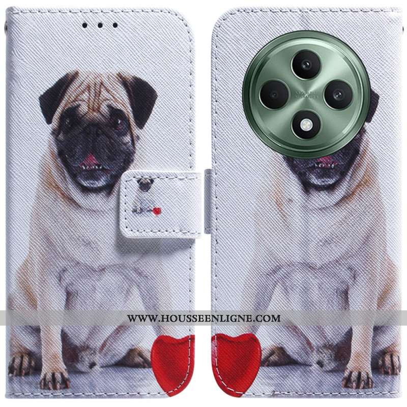 Housse Oppo Reno 12F 5G Pug Dog