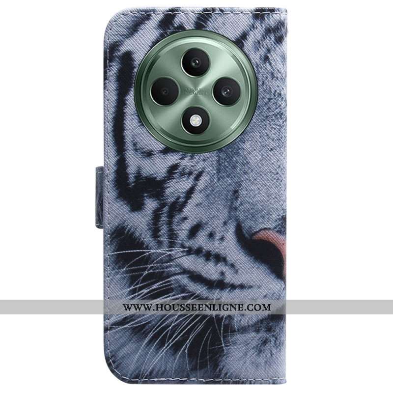 Housse Oppo Reno 12F 5G Tigre Blanc