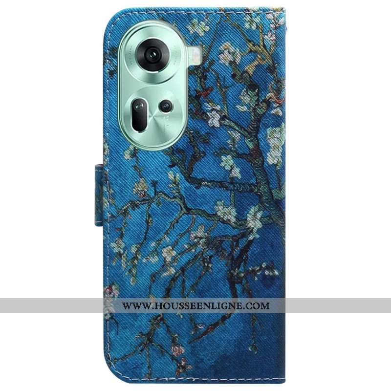 Housse Oppo Reno11 5G Fleurs d'Abricot