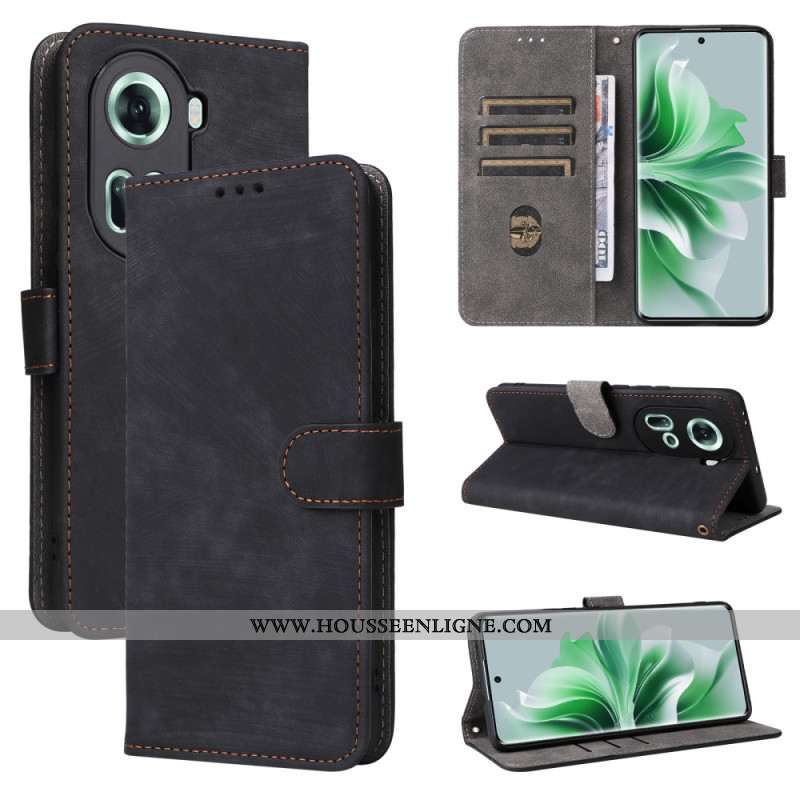 Housse Oppo Reno11 5G Style Portefeuille avec Blocage RFID