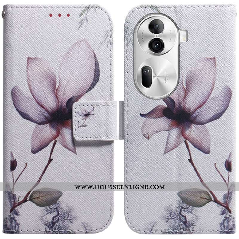 Housse Oppo Reno11 Pro 5G Fleur Rose