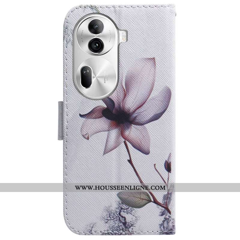 Housse Oppo Reno11 Pro 5G Fleur Rose