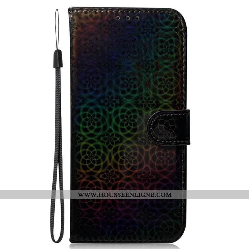 Housse Oppo Reno11 Pro 5G Style Disco à Lanière