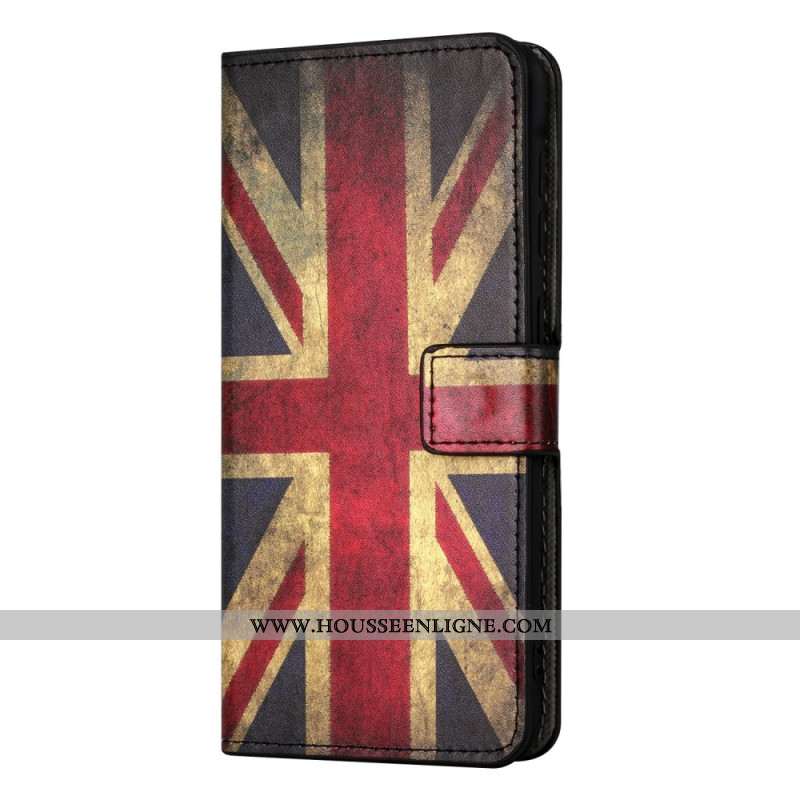 Housse Samsung Galaxy A15 5G Drapeau Anglais Vintage