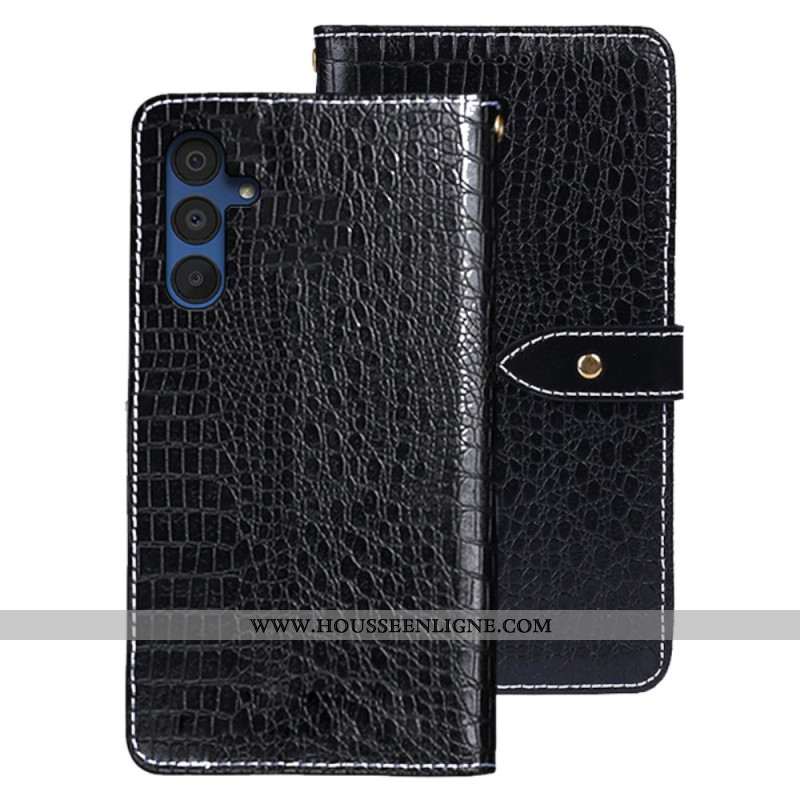 Housse Samsung Galaxy A15 5G Style Crocodile IDEWEI