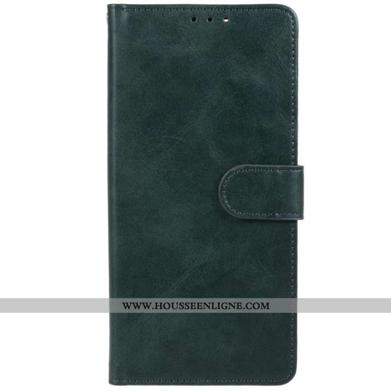 Housse Samsung Galaxy A15 5G Style Cuir Mat à Lanière