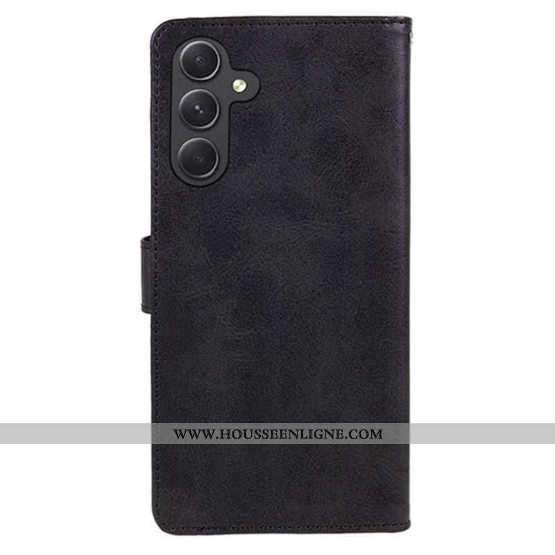 Housse Samsung Galaxy A15 5G Style Cuir Mat à Lanière